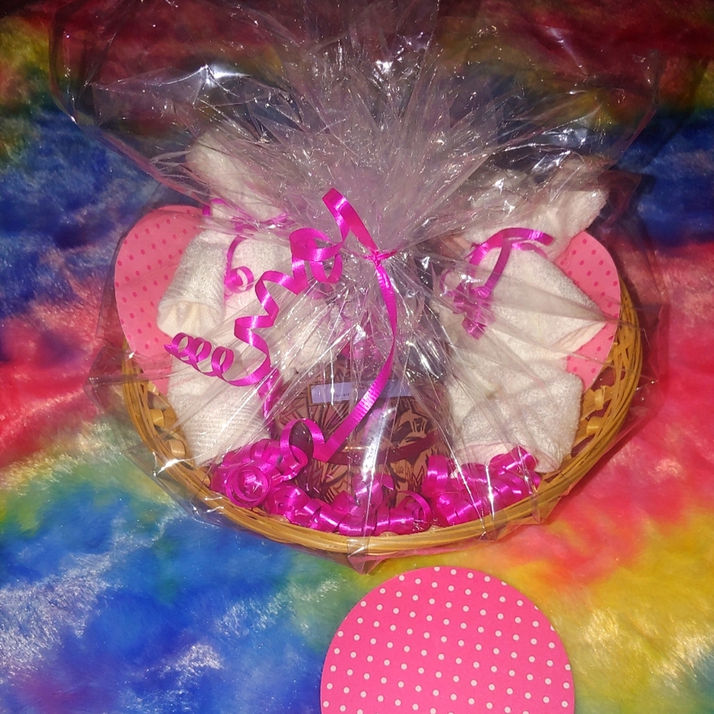 New Hygiene Comfort Pampering Gift Basket with Card